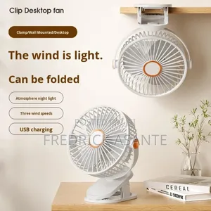 Rechargeable Clip Desktop Fan