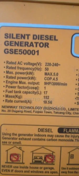 Silent Diesel Generator