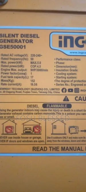 Silent Diesel Generator