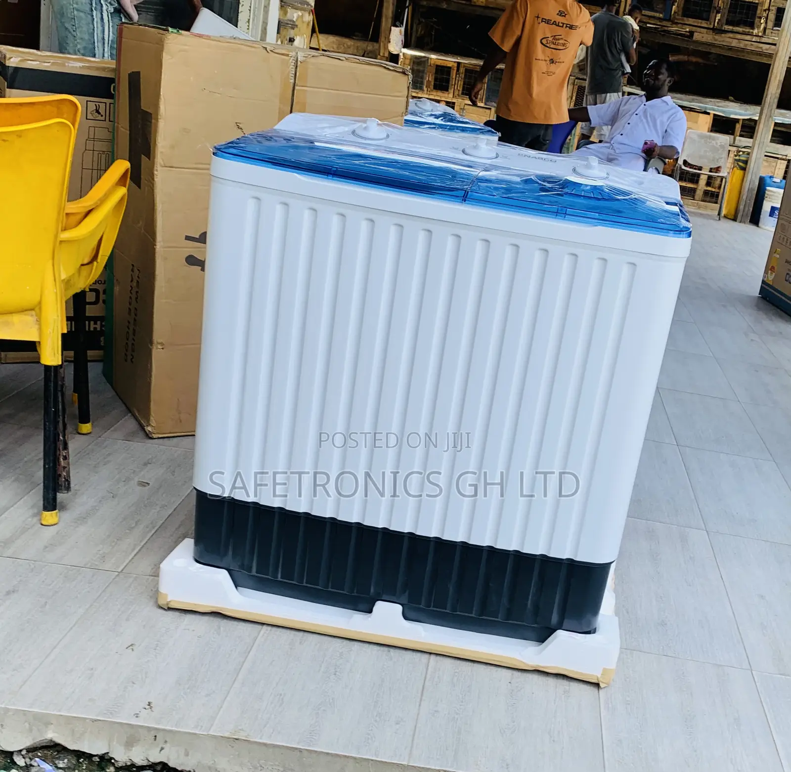 Choose White Nasco 10kg Semi-Automatic Washing Machine