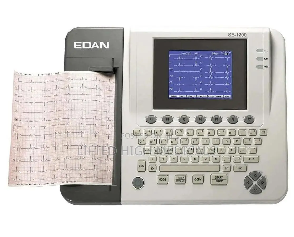 Edan Ecg Machine – 12-Lead Heart Diagnostic System for Clinics
