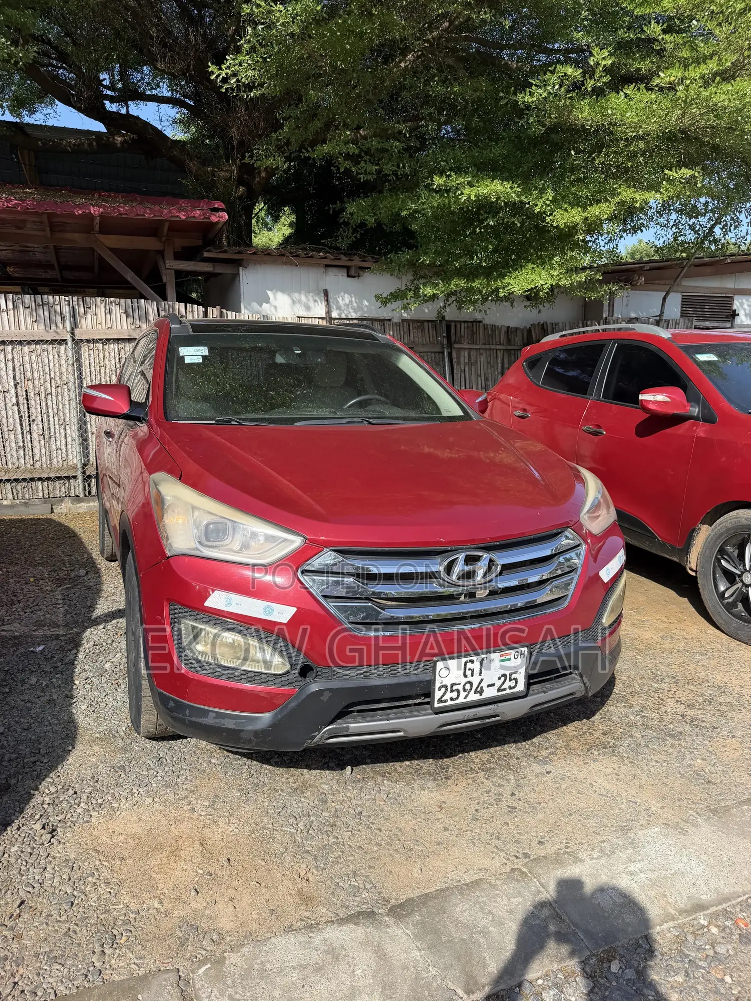 Hyundai Santa Fe 2015 Red