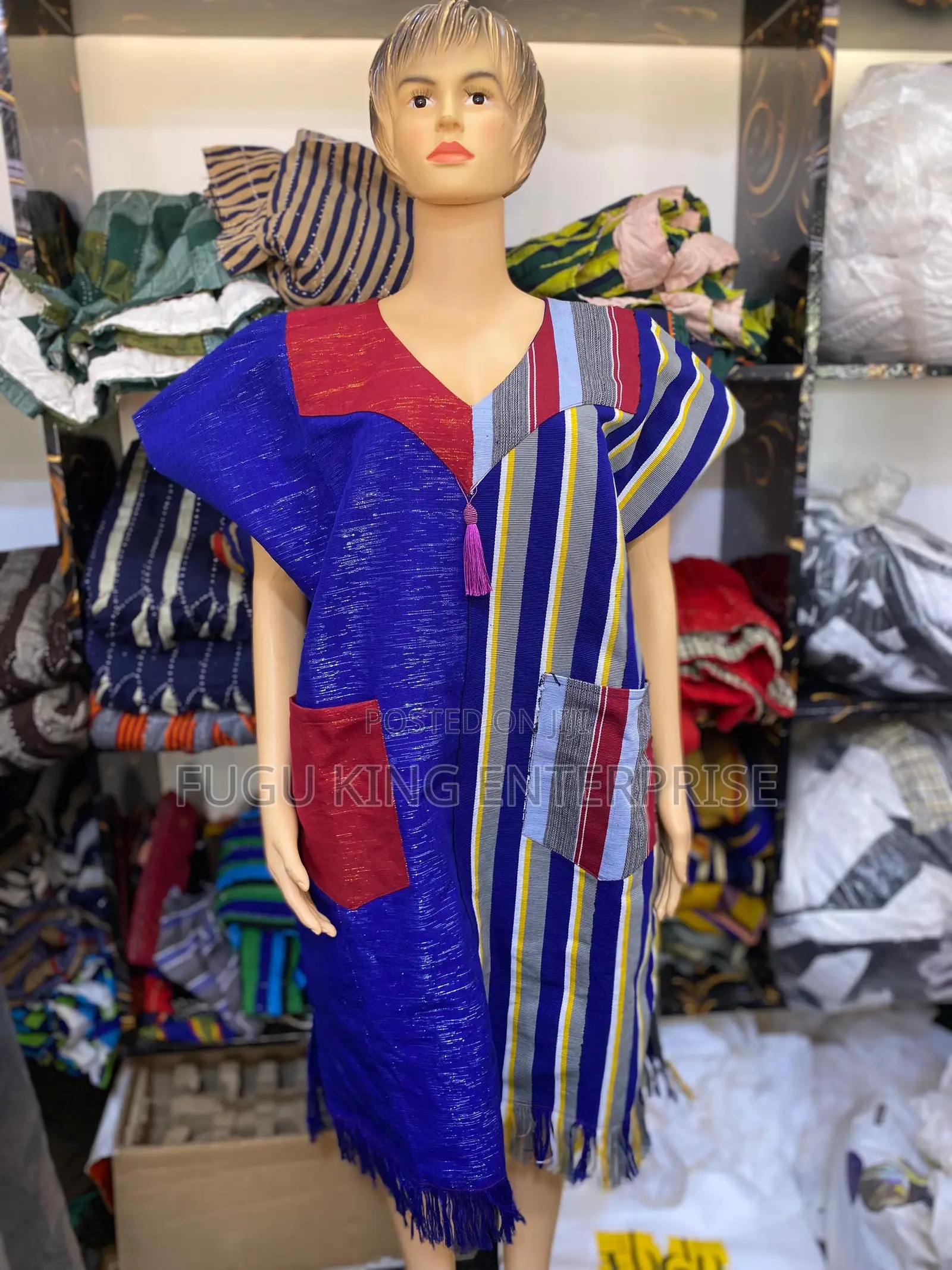 Ladies Smock Fabric Dress