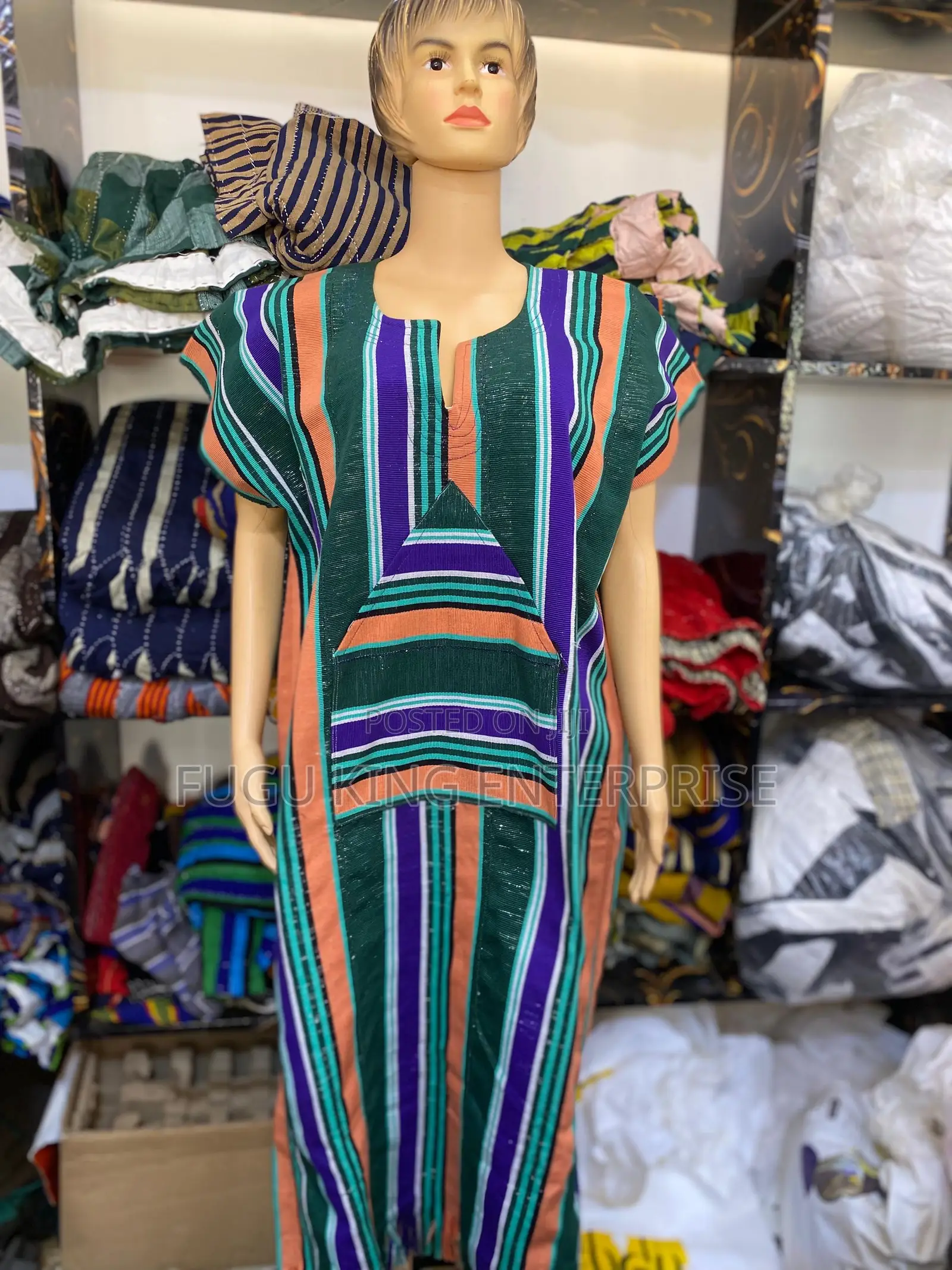 Ladies Smock Fabric Dress