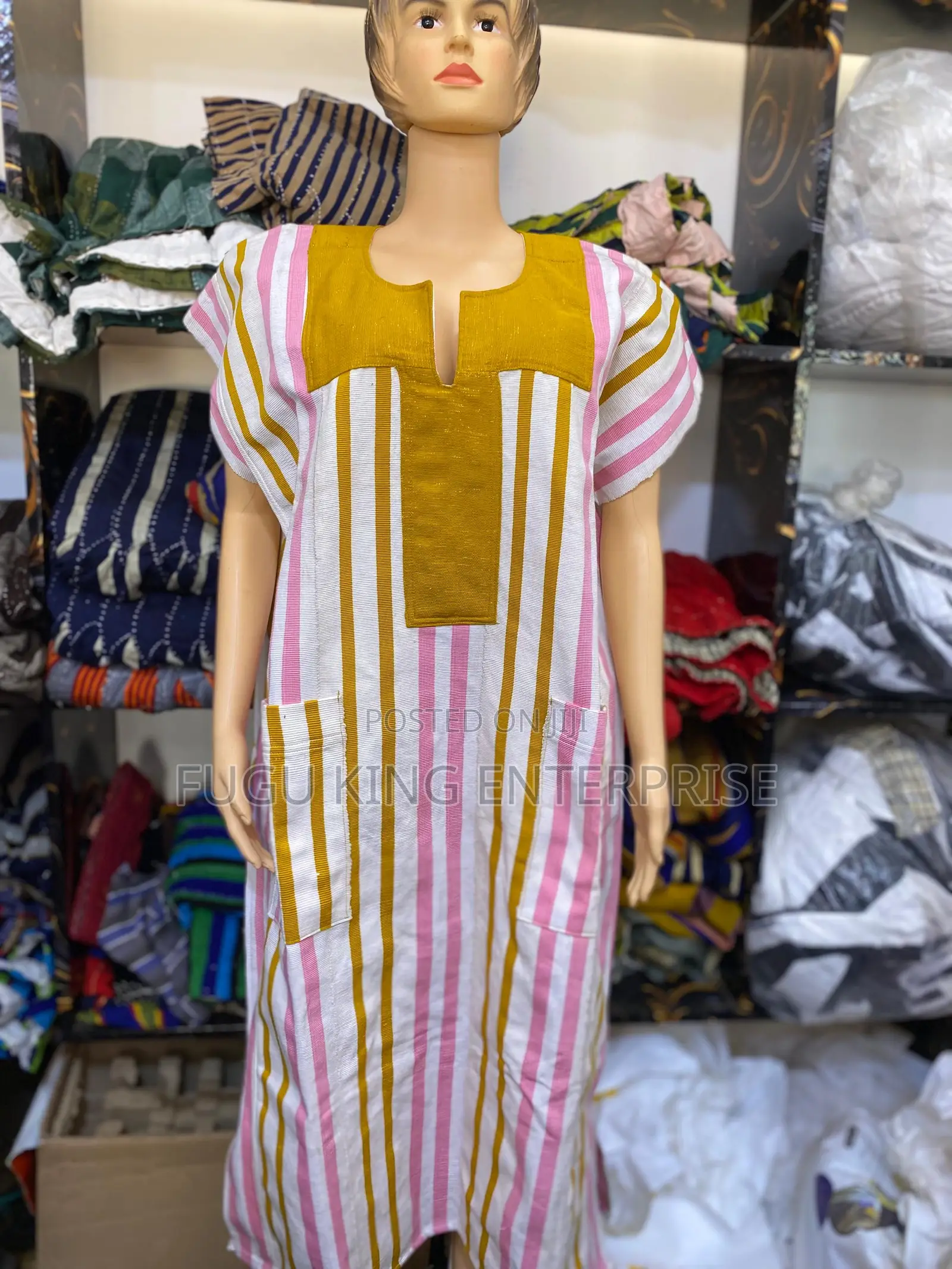 Ladies Smock Fabric Dress