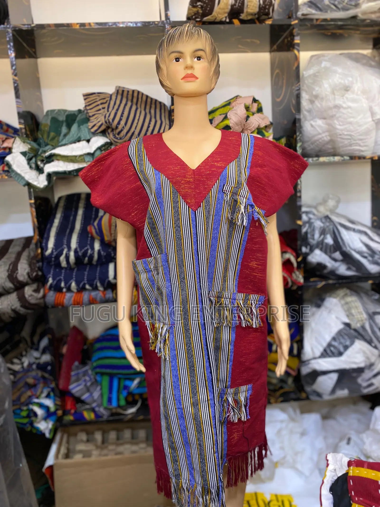 Ladies Smock Fabric Dress