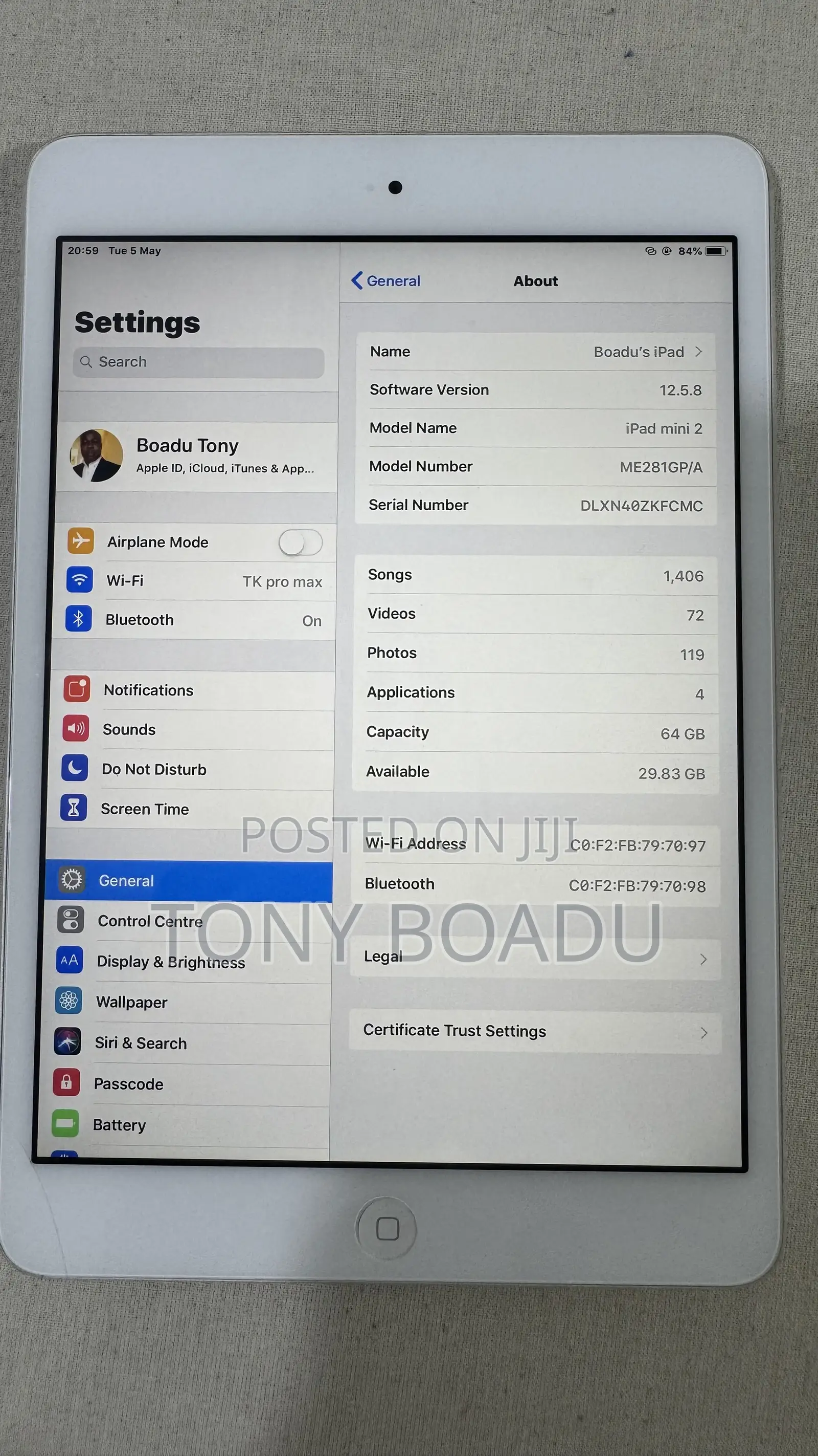 Apple iPad mini 2 64 GB Silver
