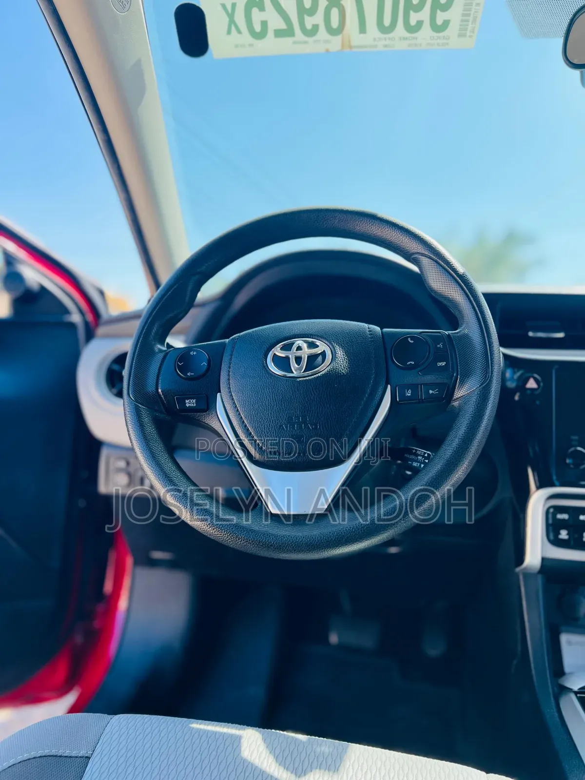 Toyota Corolla L (1.8L 4cyl 2A) 2018 Red