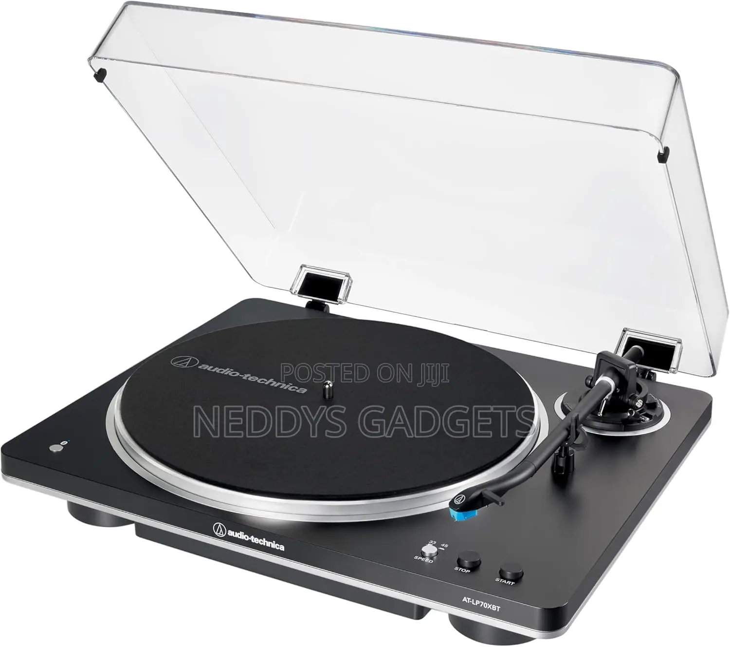 Audio-Technica at-Lp70xbt Wireless Turntable (Black/Silver)