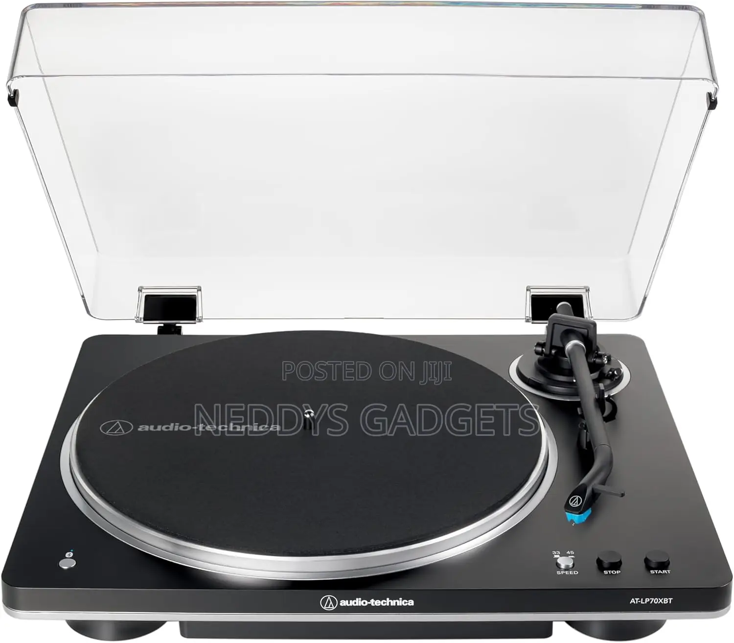 Audio-Technica at-Lp70xbt Wireless Turntable (Black/Silver)