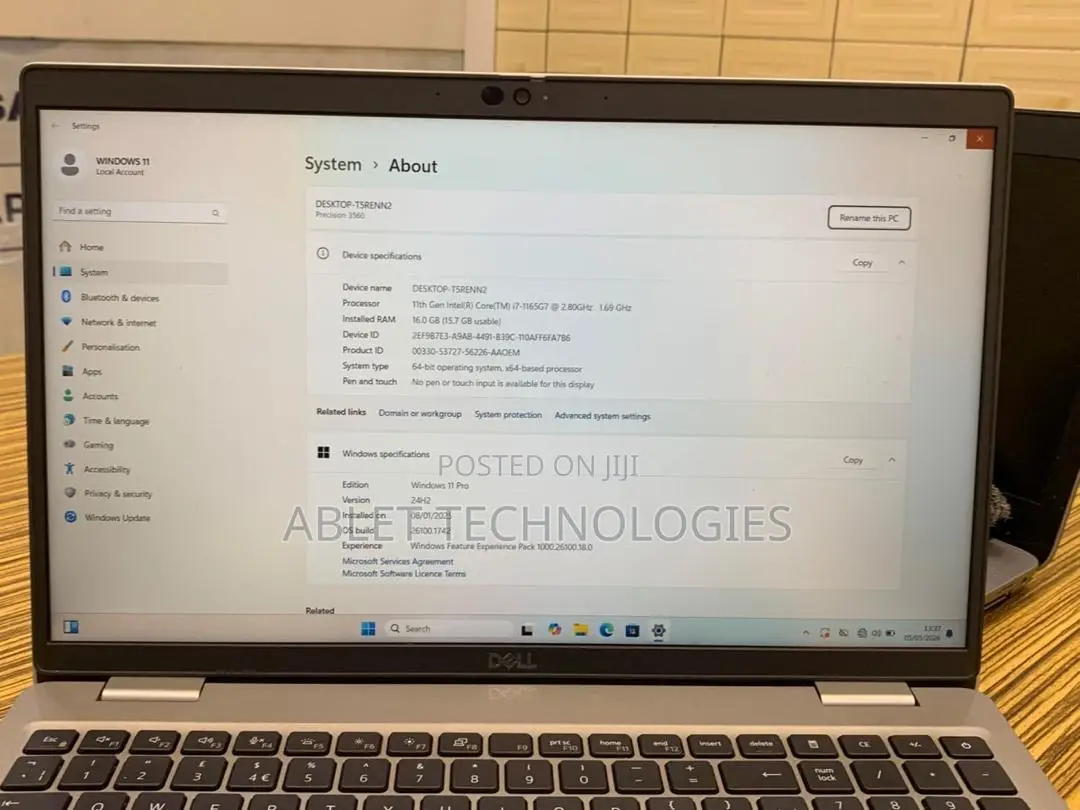 Laptop Dell Precision 3561 16GB Intel Core i7 SSD 512GB