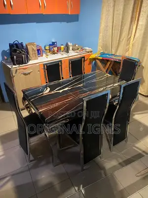 Marble Dinning Table With 6 Chairs