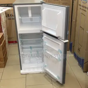 Novo 108l Double Door Fridge With Glass Finish