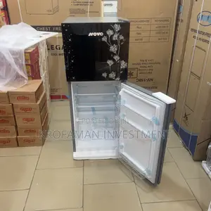 Novo 108l Double Door Fridge With Glass Finish