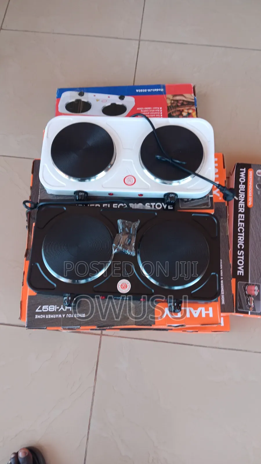 Haley 2burner Electric Hotplate