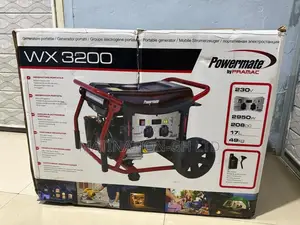 Powermate Wx3200 Generator Set - Power Generator With Wheels