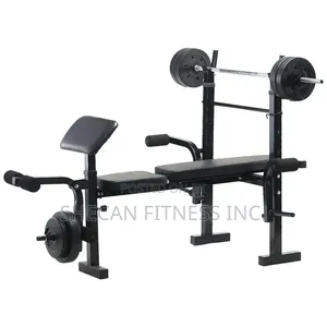 Multi Function Weight Lifting Foldable Bench Press With 60kg Weight