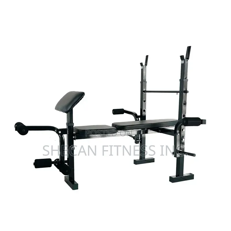 Multi Function Weight Lifting Foldable Bench Press With 60kg Weight
