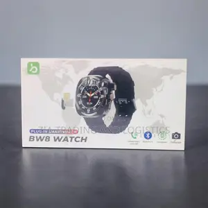 Bw8 Smartwatch With Sim Card Slot, Bluetooth Camera - Black/Pink