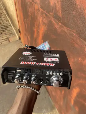 Audio Amplifier With Bluetooth, Radio, Aux,Usb,Sd Card,Karaoke, 600w