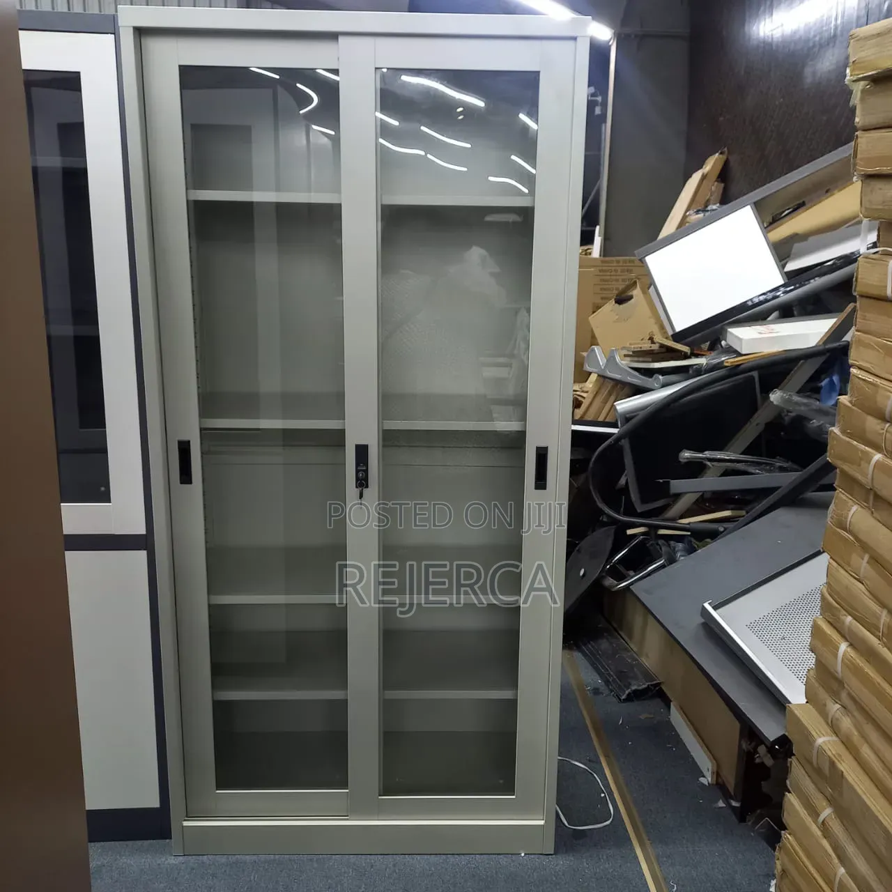 Full Glass Door Cabinet