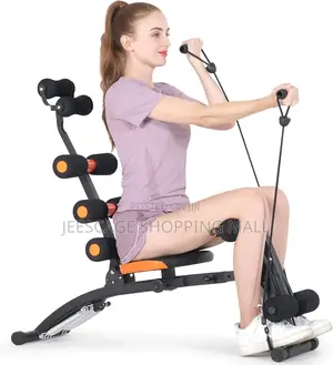 Six Core Abdominal Trainer With Full Body Workout Functionality