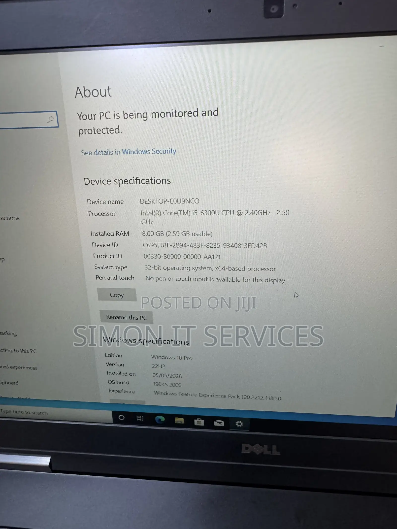 Laptop Dell Latitude 15 E5570 8GB Intel Core i5 SSD 256GB