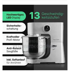 Profi Cook Kitchen Processor With XXL Bowl of 12 L