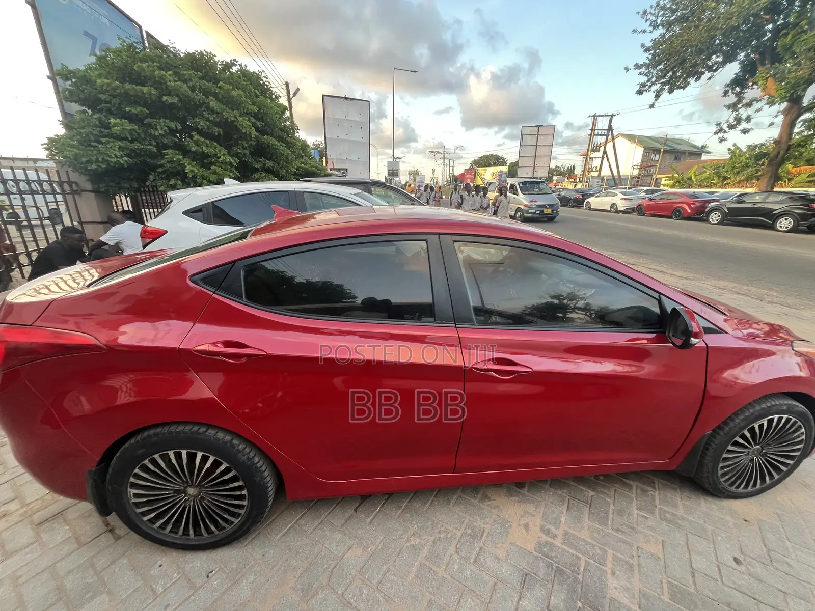 Hyundai Elantra 2013 Red