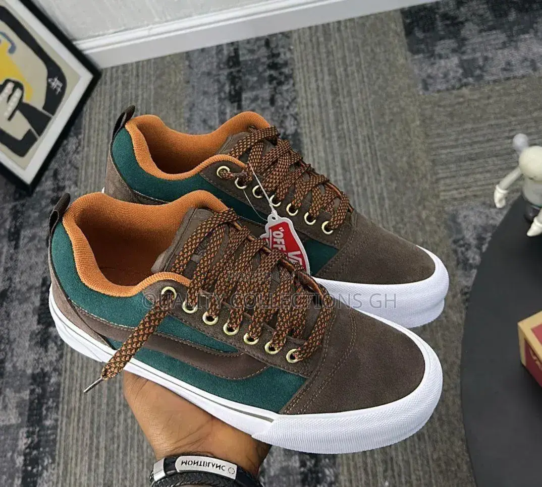 Vans Knu Skool Brown and Green