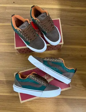 Vans Knu Skool Brown and Green