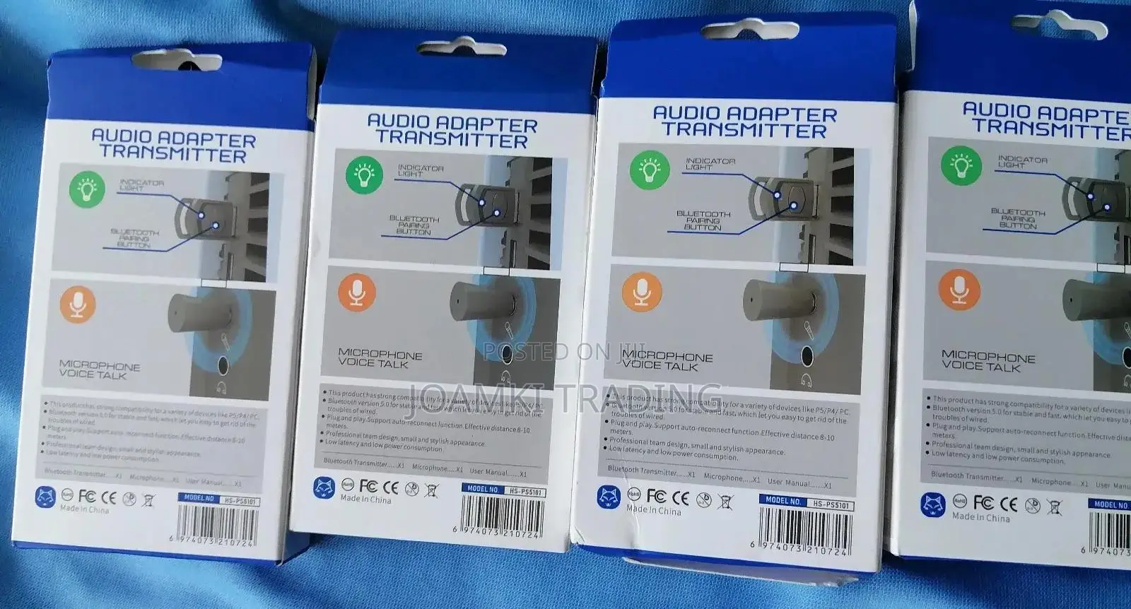 Bluetooth Audio Transmitter Adapter For Ps5, Ps4, Game Console, Pc