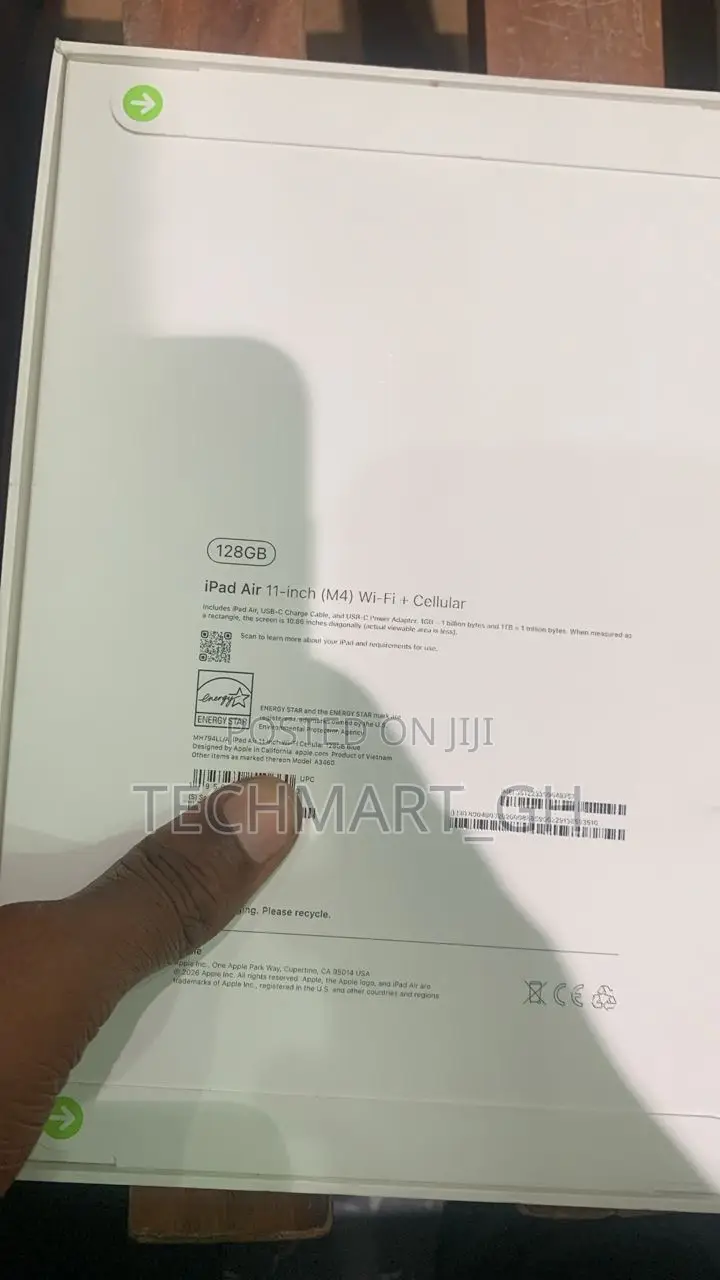 New Apple iPad Air 128 GB Silver