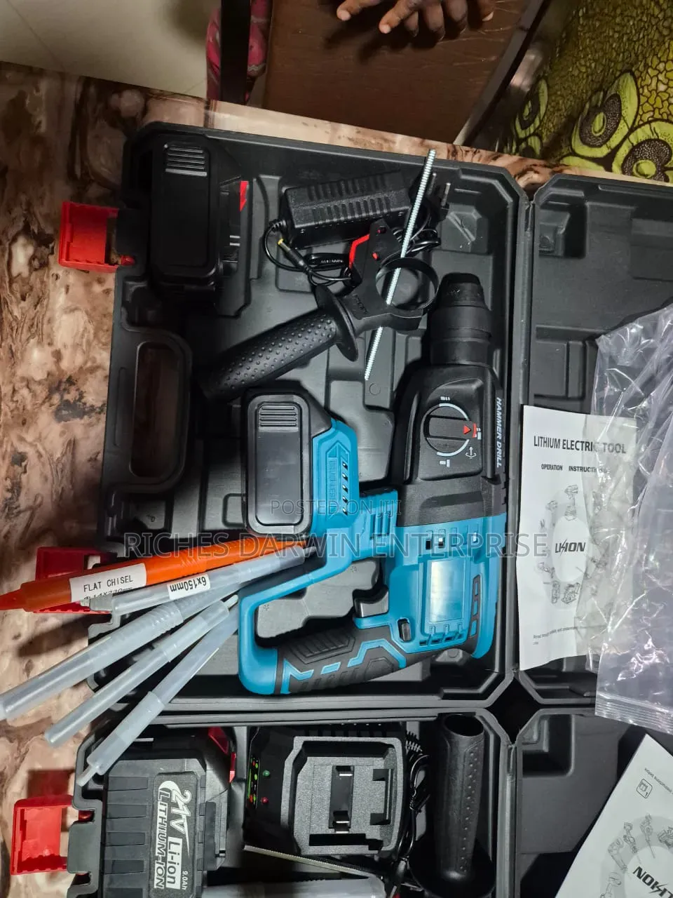 Chargeable Concrete Hammer Drill