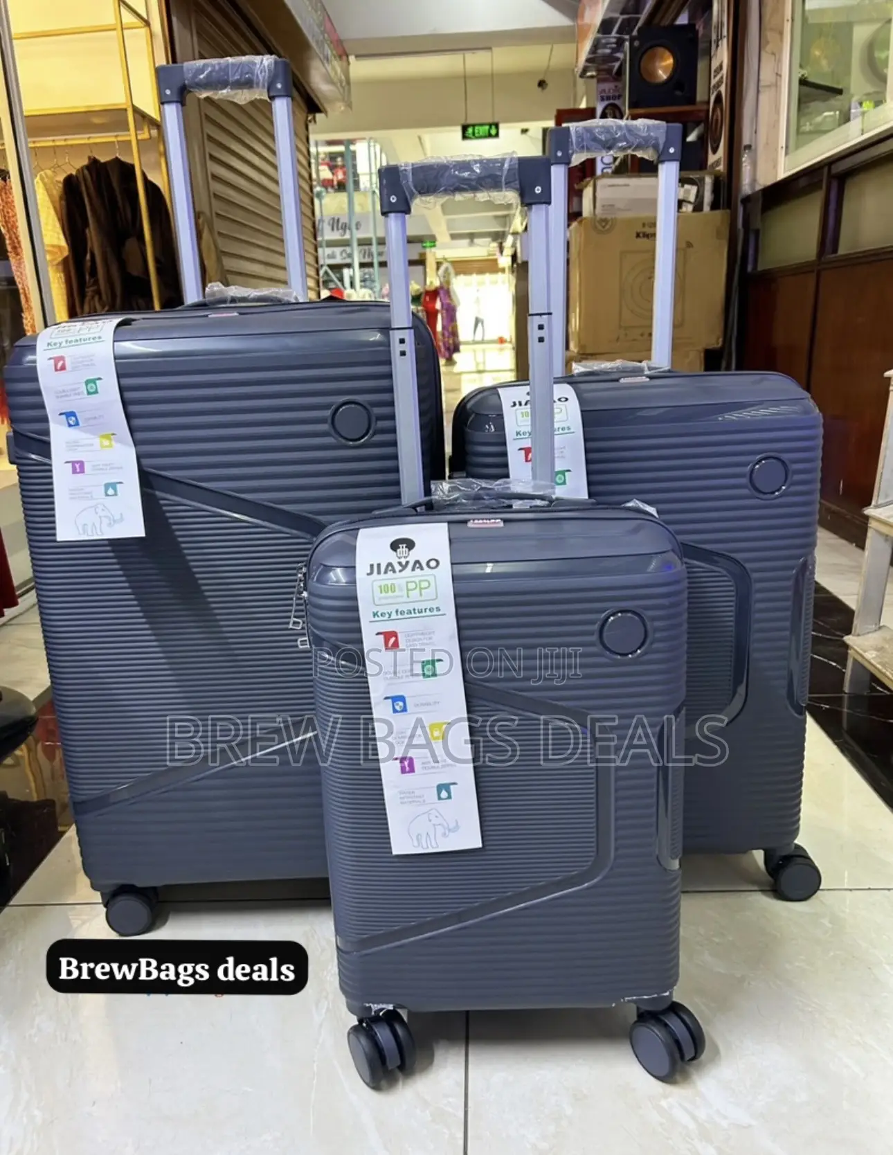 Quality Honeymoon 3set Fiber Anticrack Unbreakable Traveling Bag.