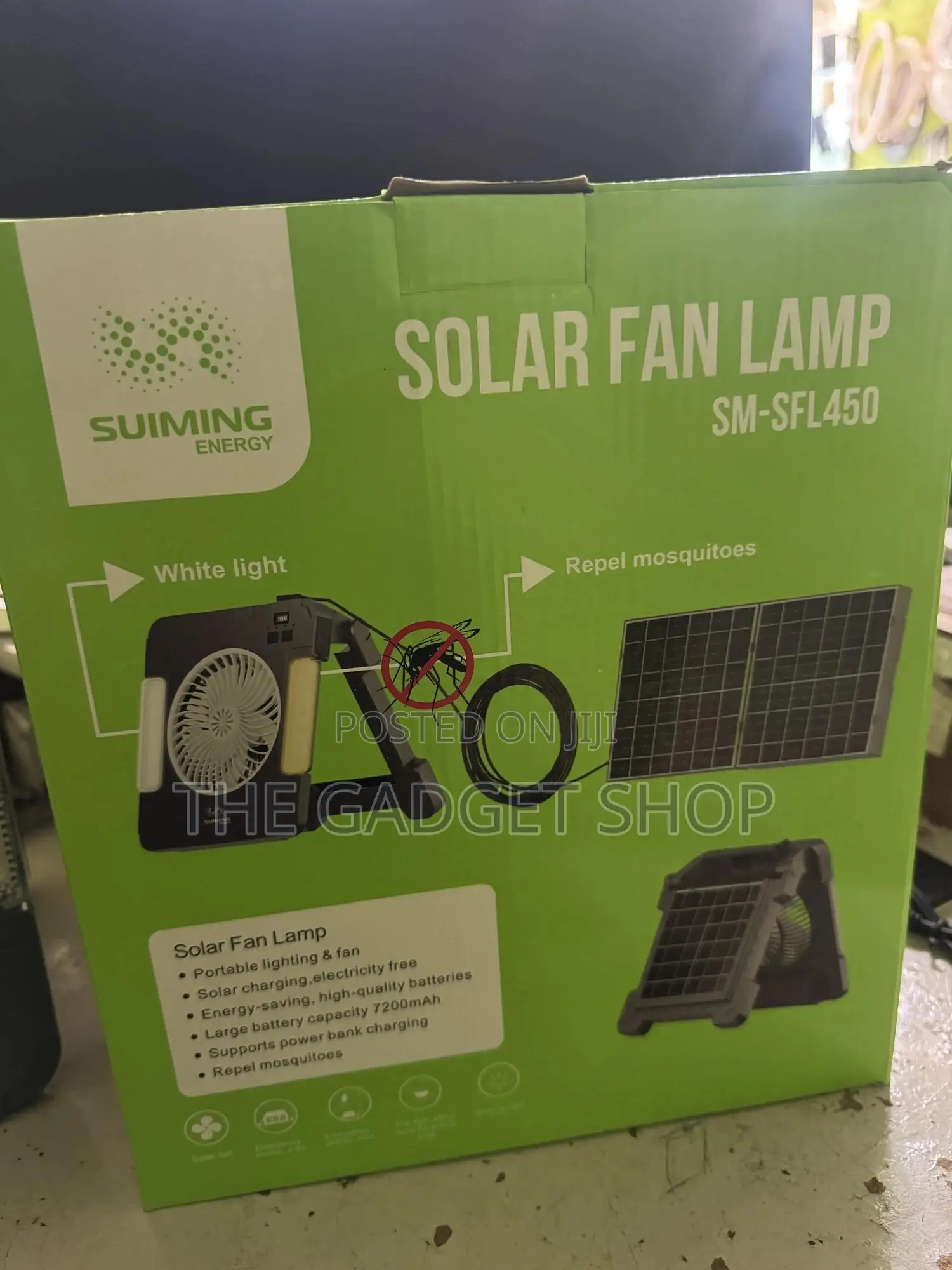 Solar Fan Lamp(With Mosquito Repellent Led)
