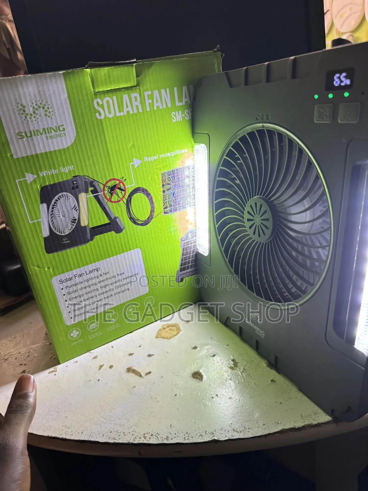 Solar Fan Lamp(With Mosquito Repellent Led)