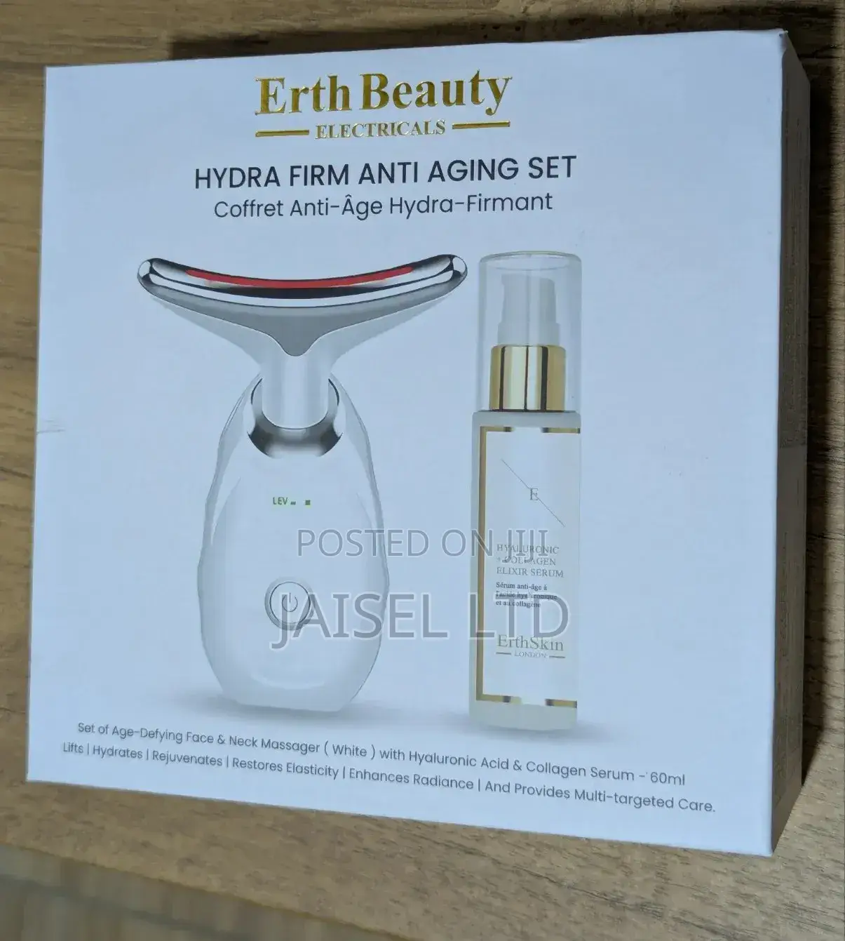 Erth Beauty Hydra Firm Anti Aging Set + Hyaluronic and Collagen Serum