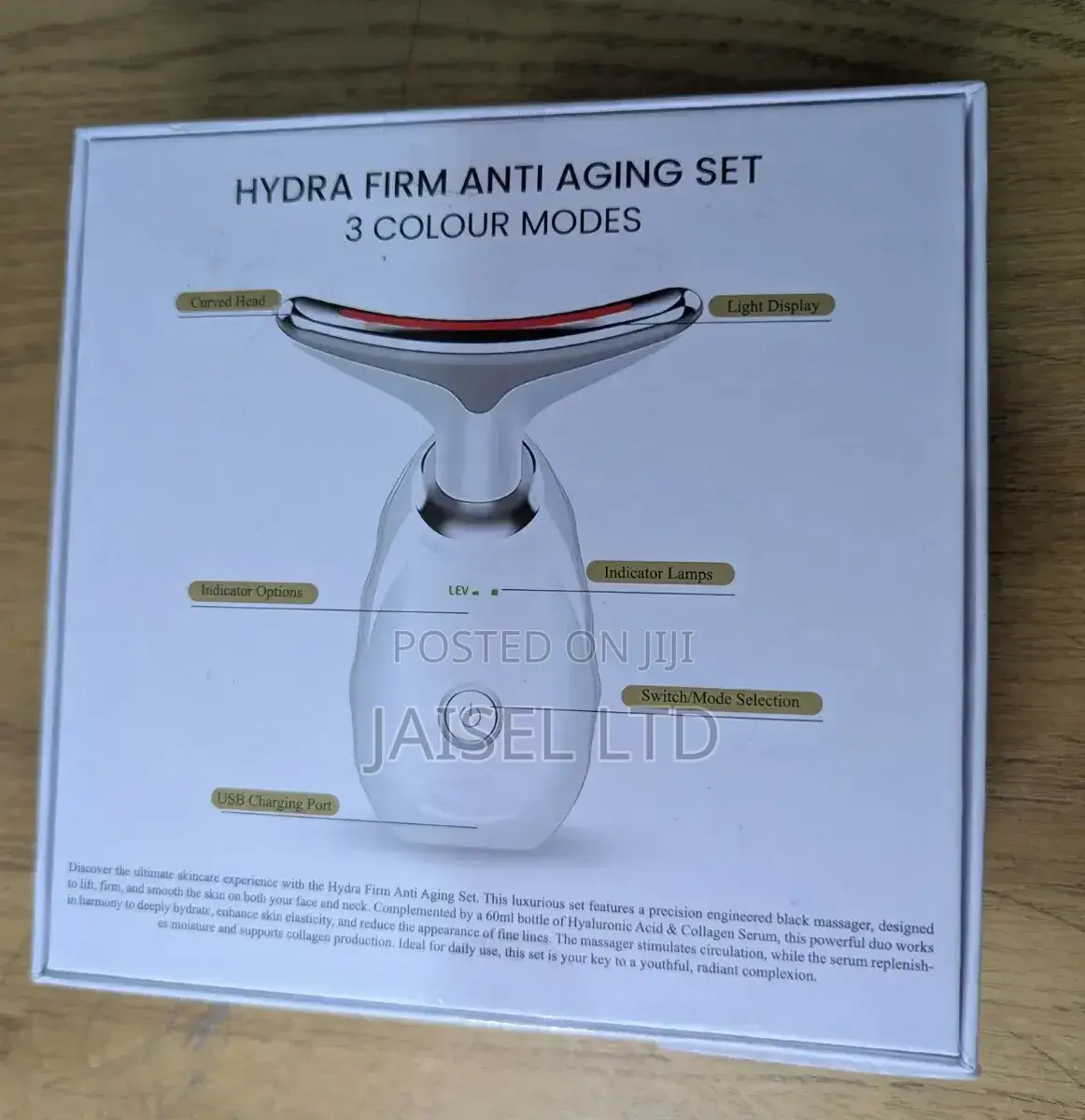 Erth Beauty Hydra Firm Anti Aging Set + Hyaluronic and Collagen Serum