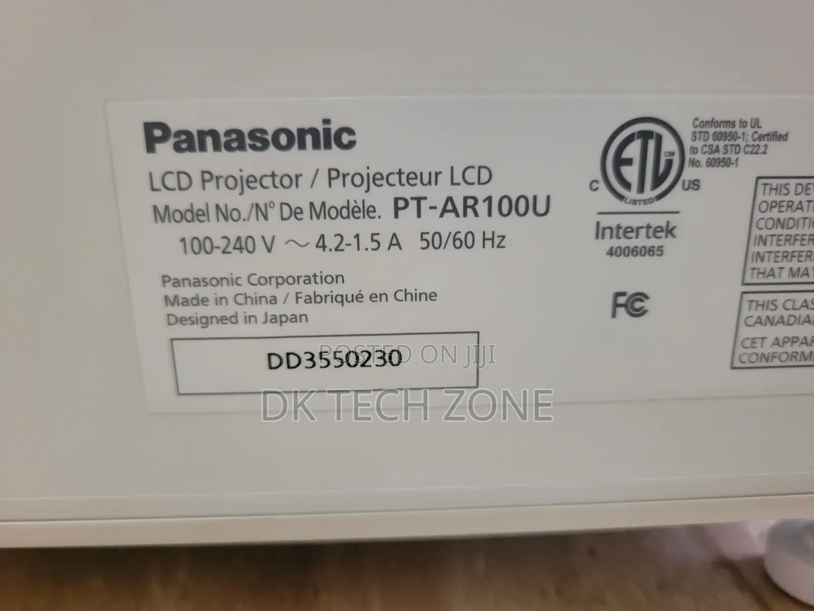 Panasonic Lcd Projector