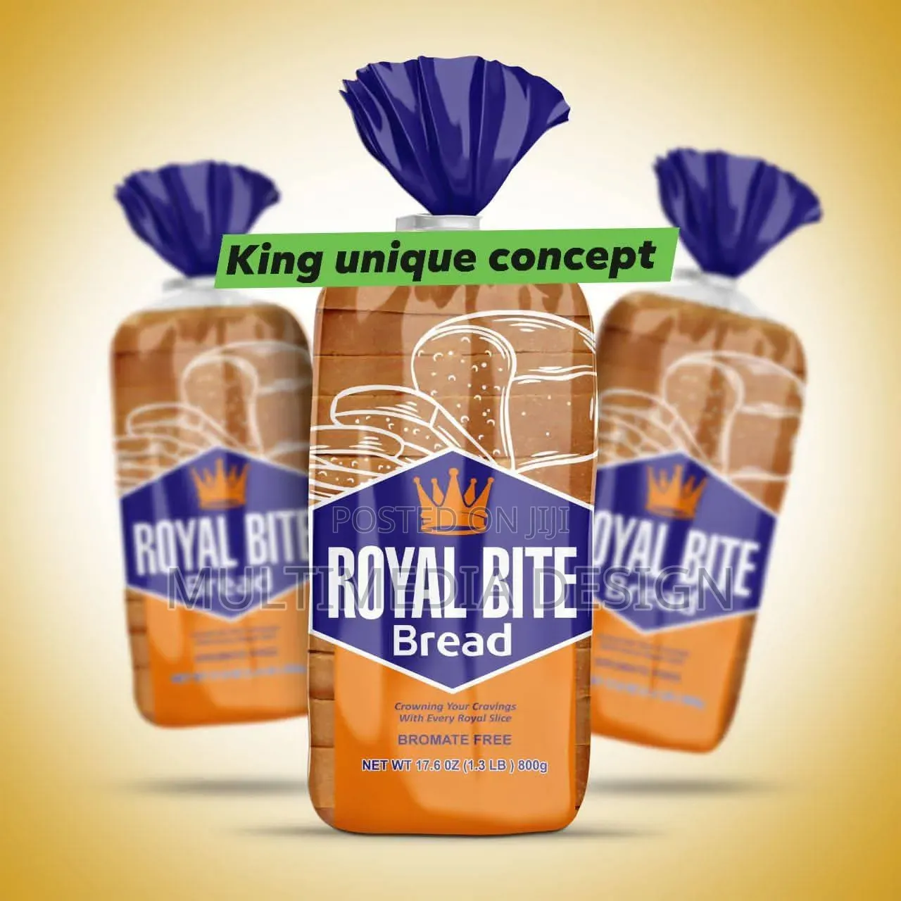 Branded Bread Rubber Printing Service