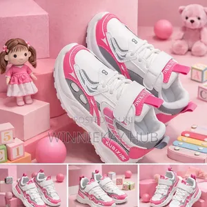 Girls Pink Sneakers