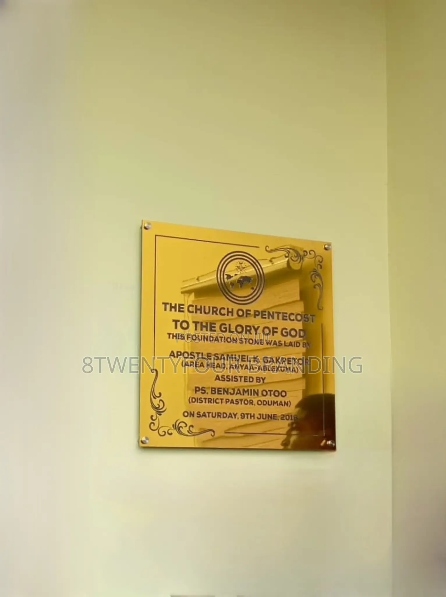 Building Wall Plaque