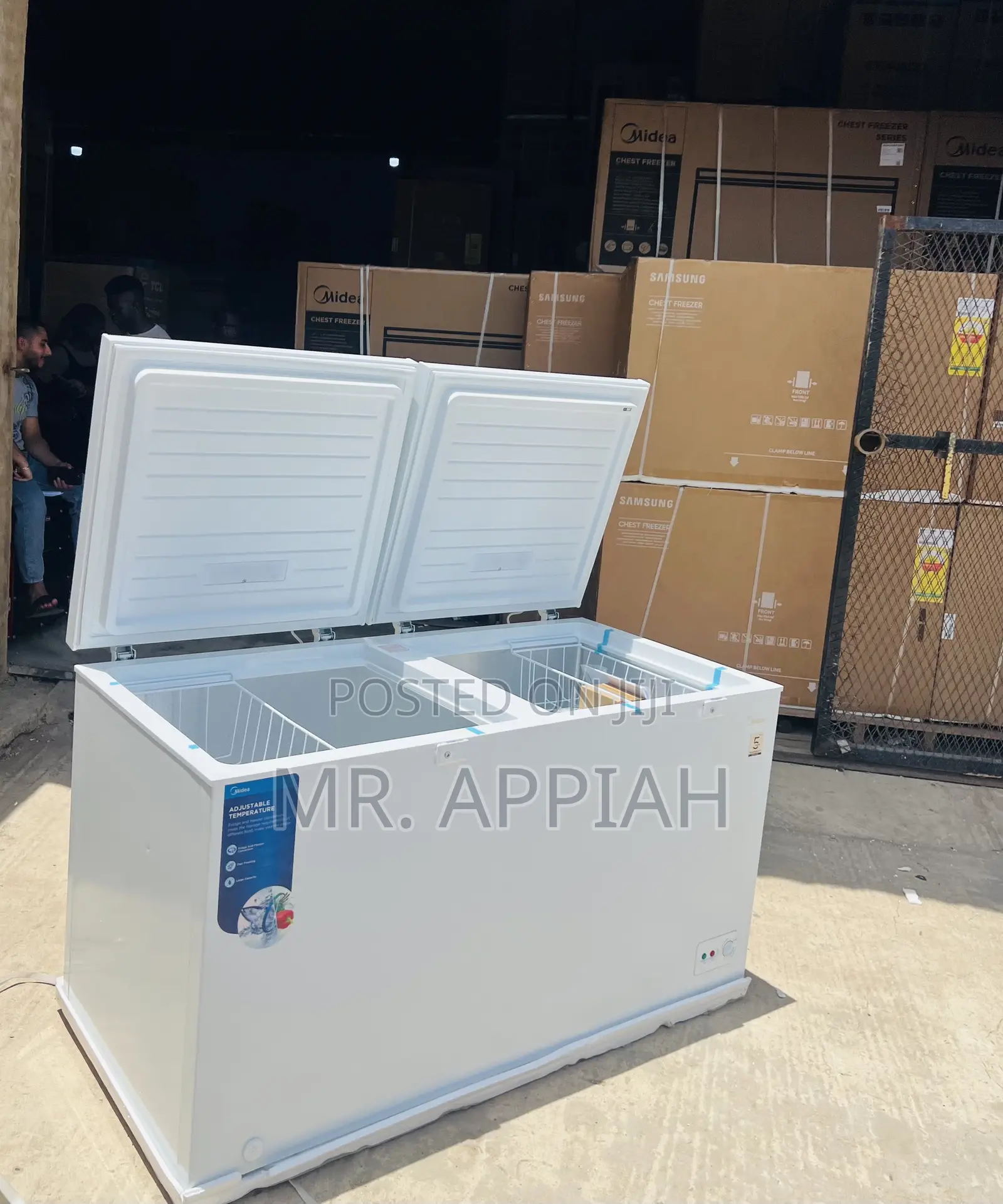 Lovely Design Midea Double Door Electric Chest Freezer,508l