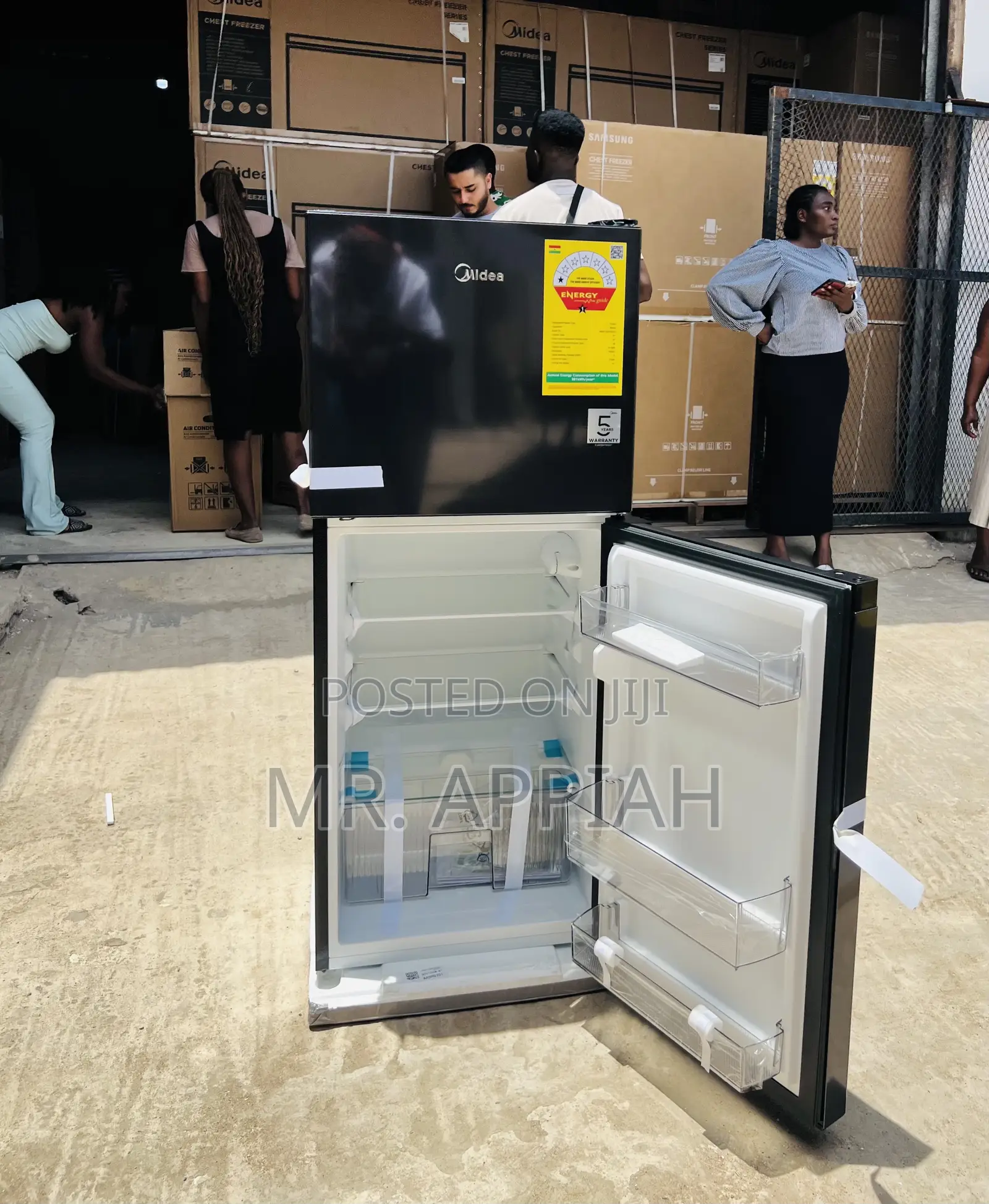 Energy Sufficient Midea 2 Door Refrigerator(Mdrt187)127liters