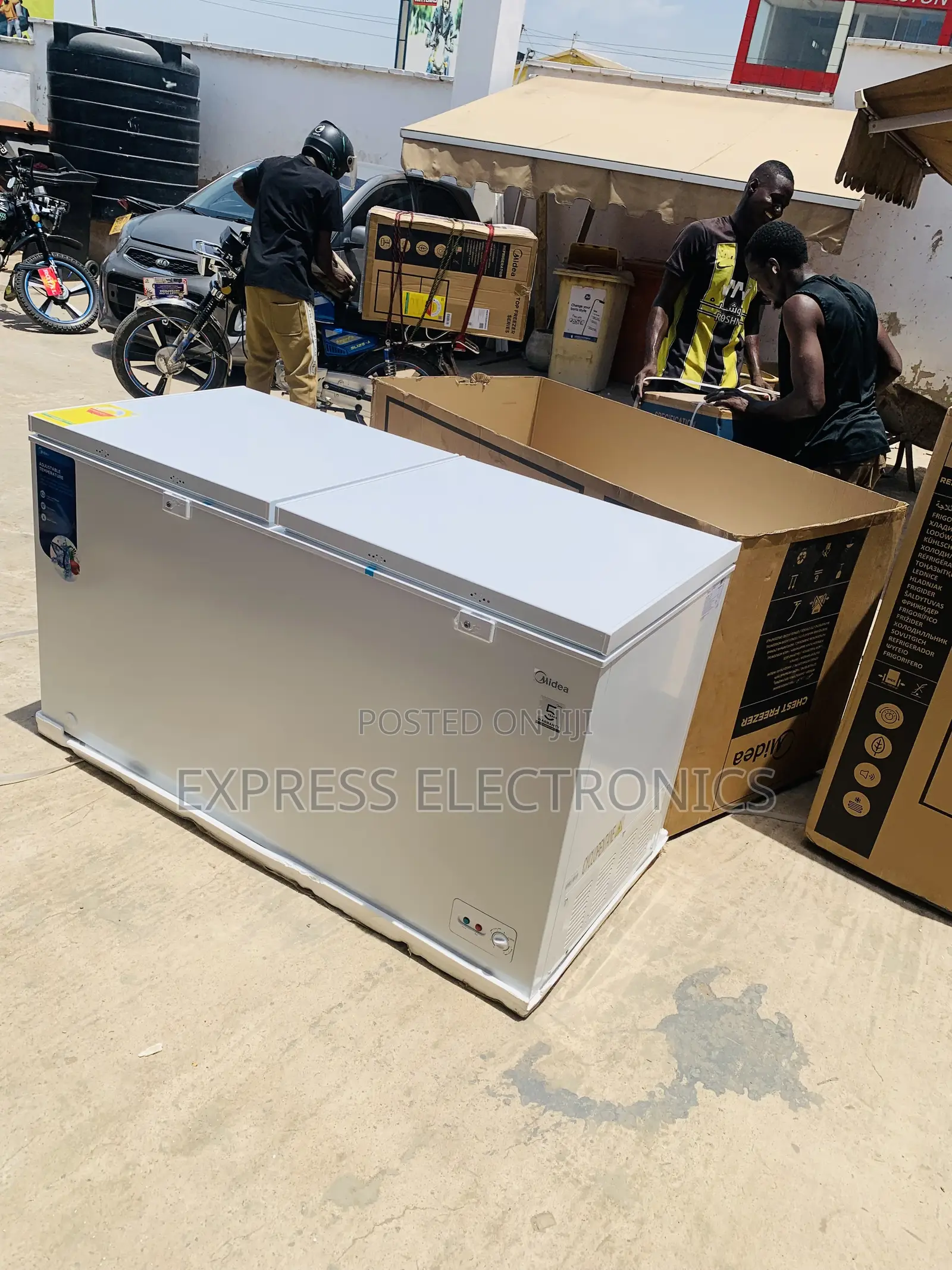 Text Us for Your Midea White Two Door 508l