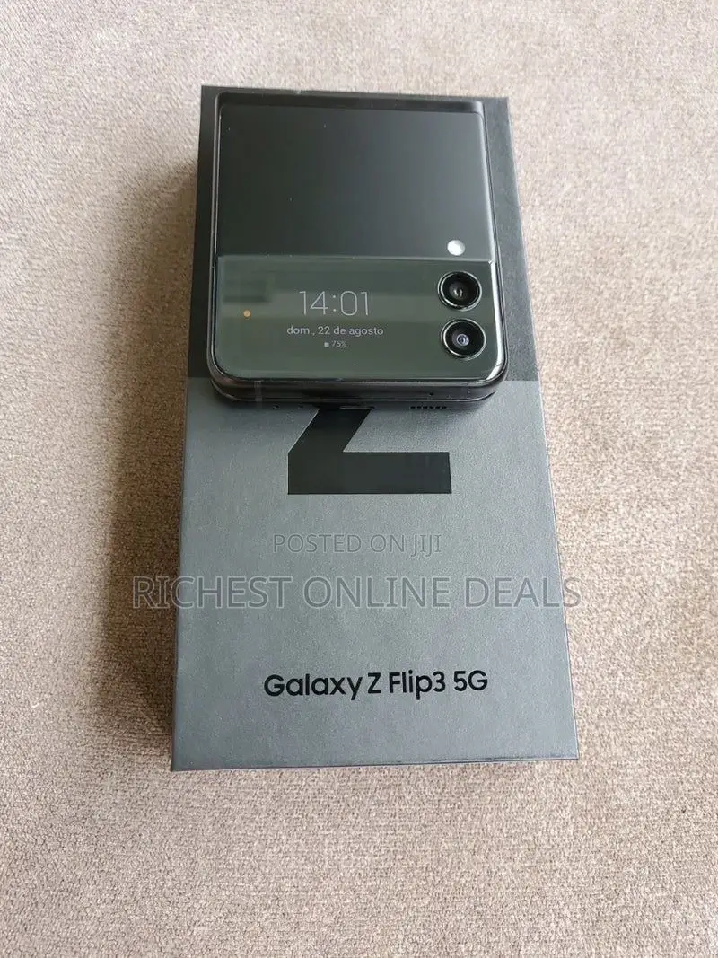 New Samsung Galaxy Z Flip 3 256 GB Black