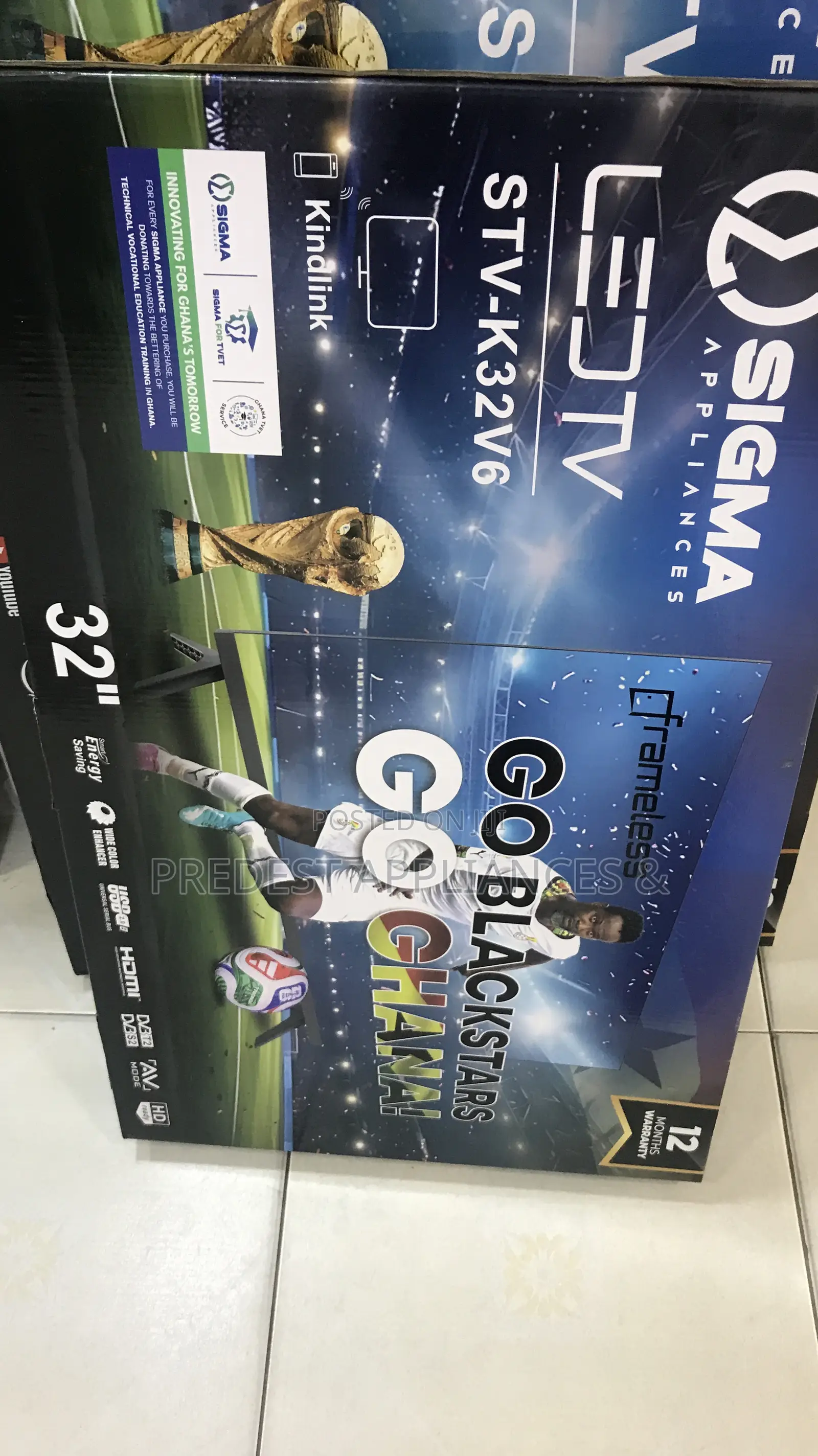 Sigma 32” Frameless Digital Satellite