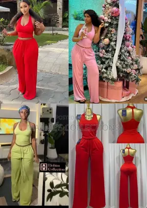 Ladies Top and Down Pant Set