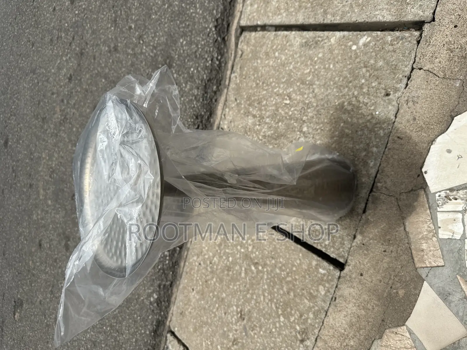 Hammered Stainless Steel Side Tables